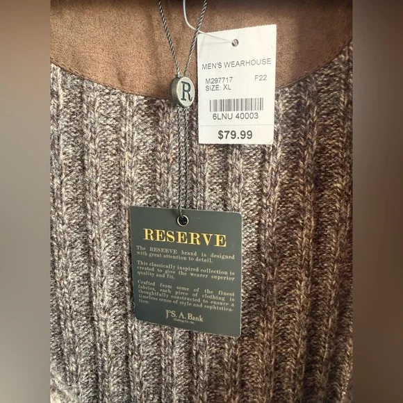 Jos A Bank Reserve Cardigan Sweater - Picture 3 of 7